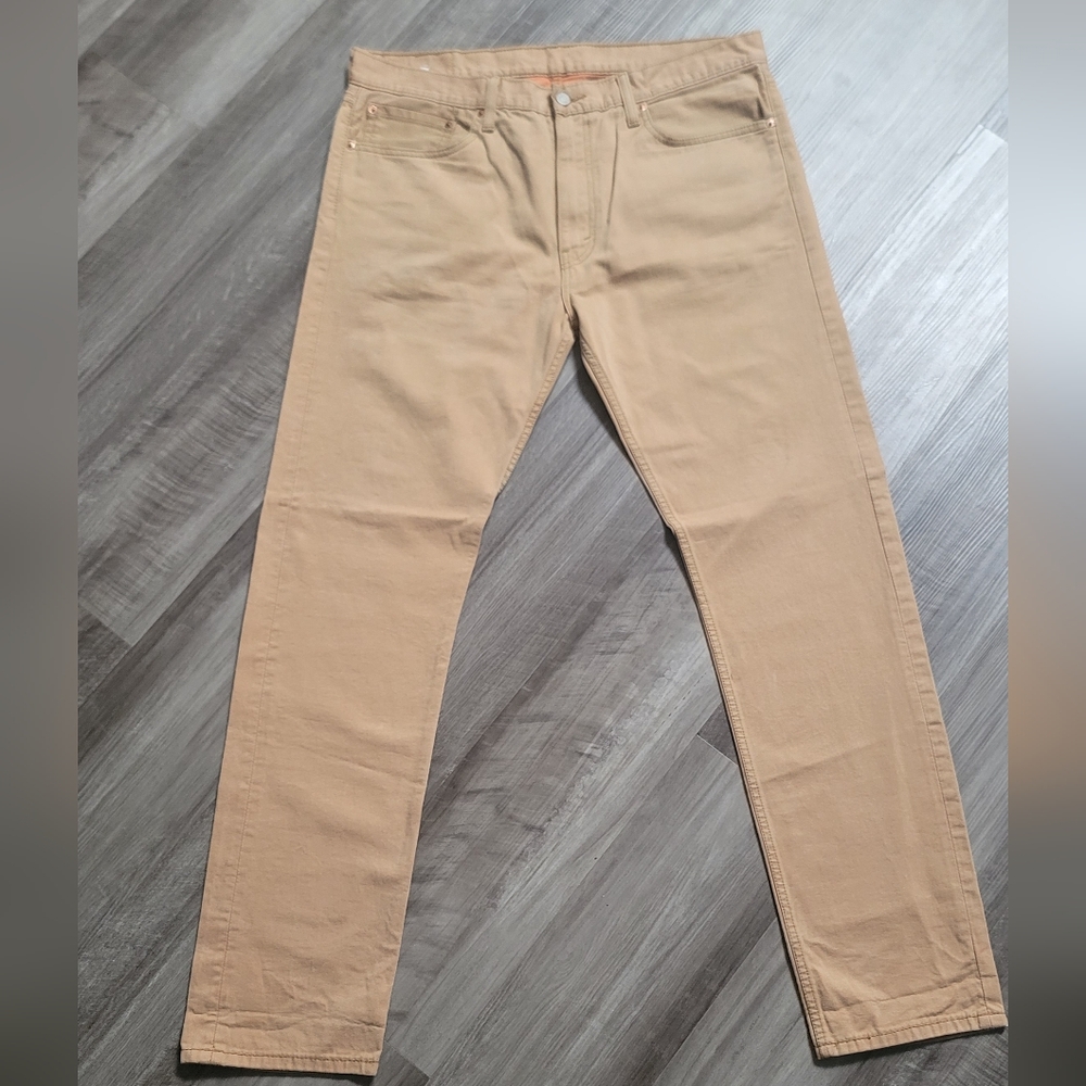 Mens Levi's Tan/Khaki 36x34 Jeans